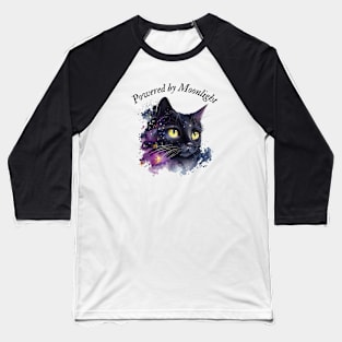 Witch's Black Cat Baseball T-Shirt